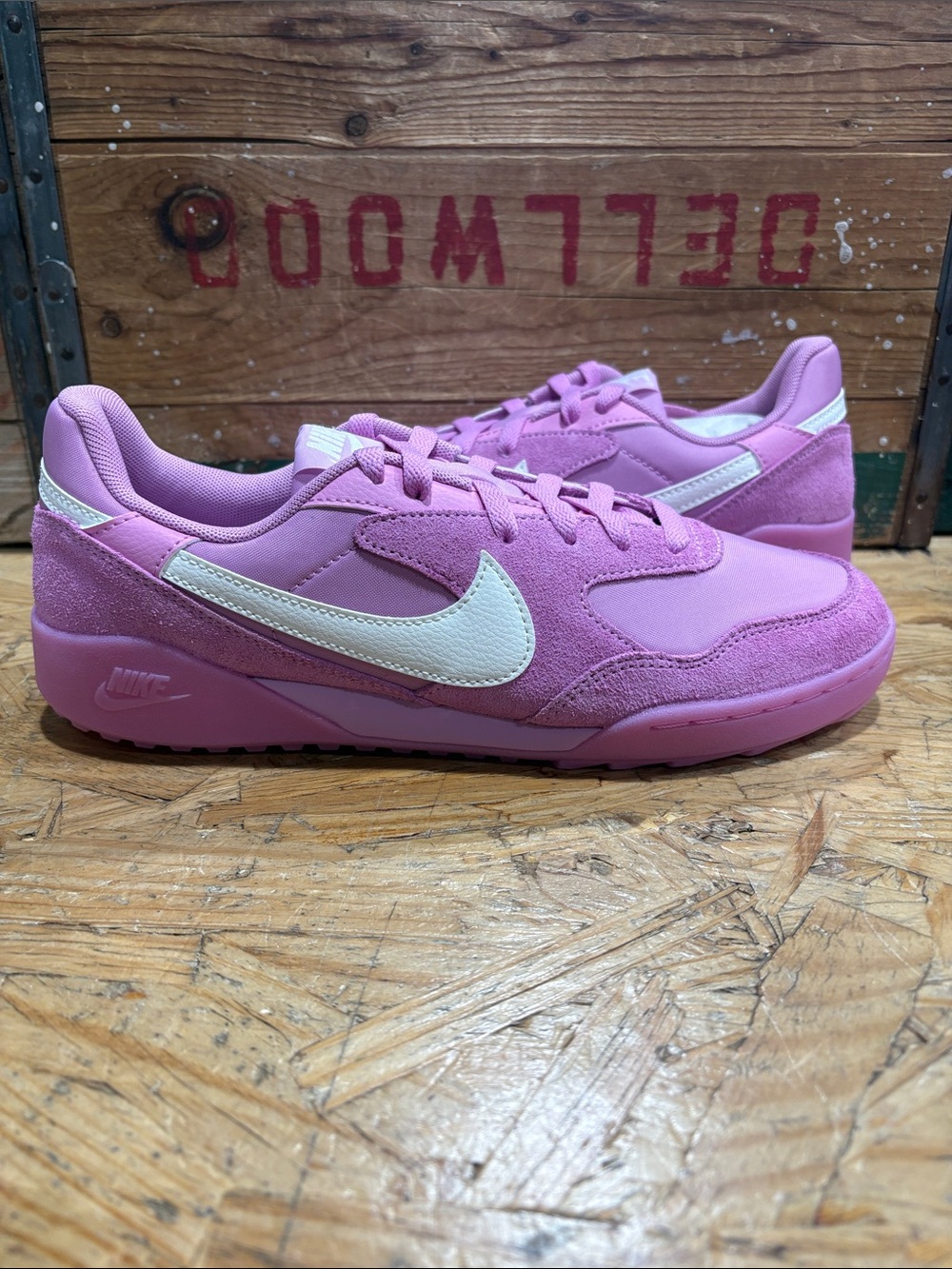 Nike Terra Manta Pink Casual Trainer with Cream Swoosh